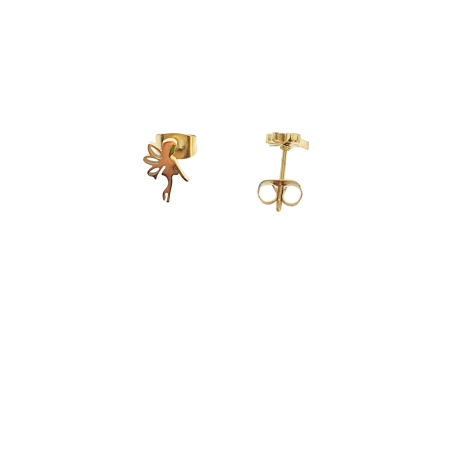 earrings gold steel fairy1